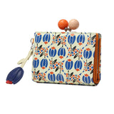 ツモリチサト 二つ折り財布 レディース ブランド tsumori chisato CARRY 財布 本革 レザー かわいい がま口 二つ折 小銭入れあり コンパクト 豚革 日本製 花柄 おしゃれ フランソワーズ がま口折財布 56011