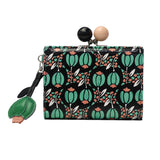 ツモリチサト 二つ折り財布 レディース ブランド tsumori chisato CARRY 財布 本革 レザー かわいい がま口 二つ折 小銭入れあり コンパクト 豚革 日本製 花柄 おしゃれ フランソワーズ がま口折財布 56011