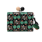 ツモリチサト 二つ折り財布 レディース ブランド tsumori chisato CARRY 財布 本革 レザー かわいい がま口 二つ折 小銭入れあり コンパクト 豚革 日本製 花柄 おしゃれ フランソワーズ がま口折財布 56011