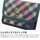 ツモリチサト 三つ折り財布 レディース ブランド tsumori chisato CARRY 財布 本革 レザー かわいい 折財布 三つ折 小銭入れあり 牛革 コンパクト ミニ チェック柄 猫 ネコ おしゃれ tcチェック ミニ財布 56020