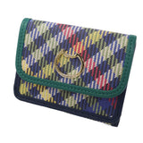 ツモリチサト 三つ折り財布 レディース ブランド tsumori chisato CARRY 財布 本革 レザー かわいい 折財布 三つ折 小銭入れあり 牛革 コンパクト ミニ チェック柄 猫 ネコ おしゃれ tcチェック ミニ財布 56020