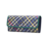 ツモリチサト 長財布 レディース ブランド tsumori chisato CARRY 財布 本革 レザー かわいい かぶせ フラップ ロングウォレット 小銭入れあり 札入れ 牛革 チェック柄 猫 ネコ おしゃれ 大容量 tcチェック 56022