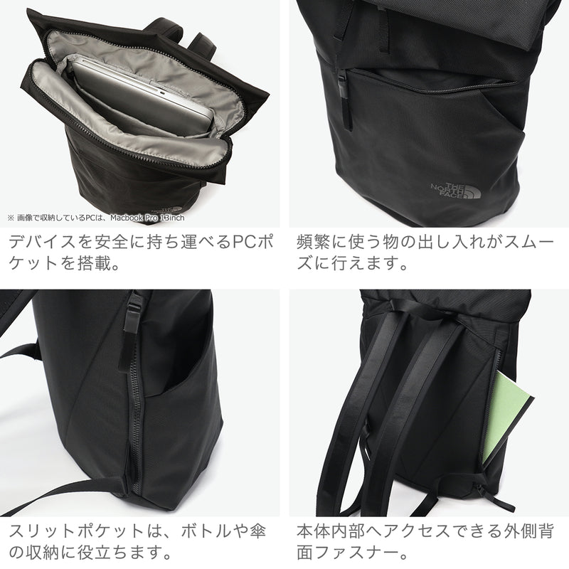 [真正的日本產品]男女學校的North Face Back Pack Pack north Face輕巧的小型成人時尚品牌休閒16L PC A4筆記本電腦Pyrenees背包NM82506