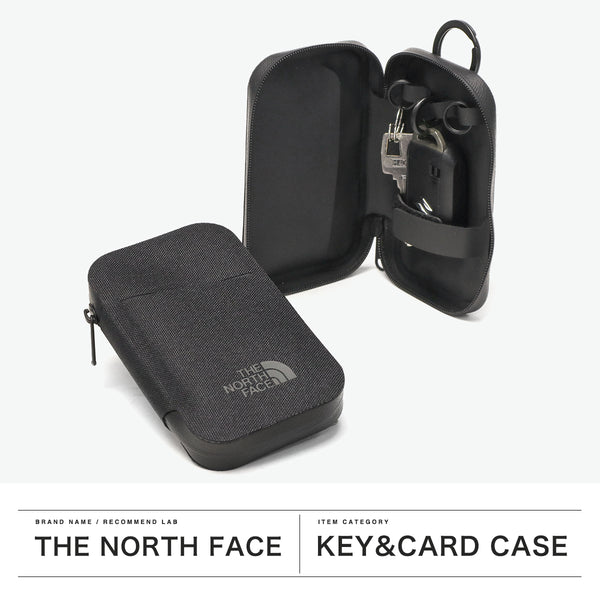 [真正的日本產品]男性和女人的北臉關鍵案例智能鑰匙品牌North Face Compact Card成人時尚防水汽車鑰匙禮品隆隆鑰匙盒NN32508