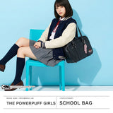 パワーパフ ガールズ スクールバッグ 高校生 合皮 サブバック THE POWERPUFF GIRLS 中学生 A4 スクバ スクール バッグ 女子 女子高生 かわいい 可愛い 通学 肩掛け 通学ボストン パワーパフガールズ TPGSR-01