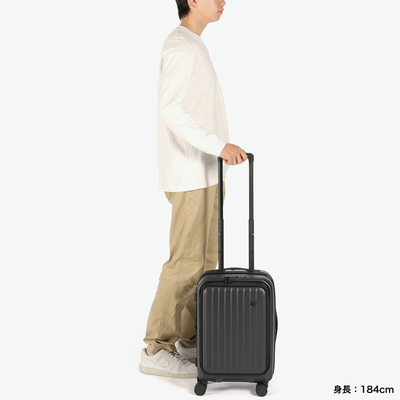 【正規品1年保証】 ティエラル スーツケース 機内持ち込み Sサイズ フロントオープン TIERRAL キャリーケース 拡張 ストッパー 軽量 軽い TSロック 縦開き PC収納 13inch 旅行 37L 43L TOMARU 2.0 TTMR2-001