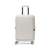 [1 year warranty] Tieral suitcase M size front open brand TIERRAL lightweight large capacity stopper extended expandable 70L 80L 6 nights 7 nights 8 nights travel domestic overseas ultra-lightweight TOMARU 2.0 TTMR2-002