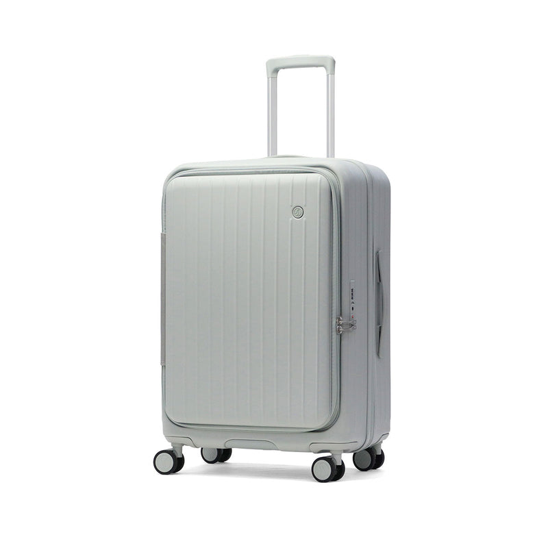 [1 year warranty] Tieral suitcase M size front open brand TIERRAL lightweight large capacity stopper extended expandable 70L 80L 6 nights 7 nights 8 nights travel domestic overseas ultra-lightweight TOMARU 2.0 TTMR2-002