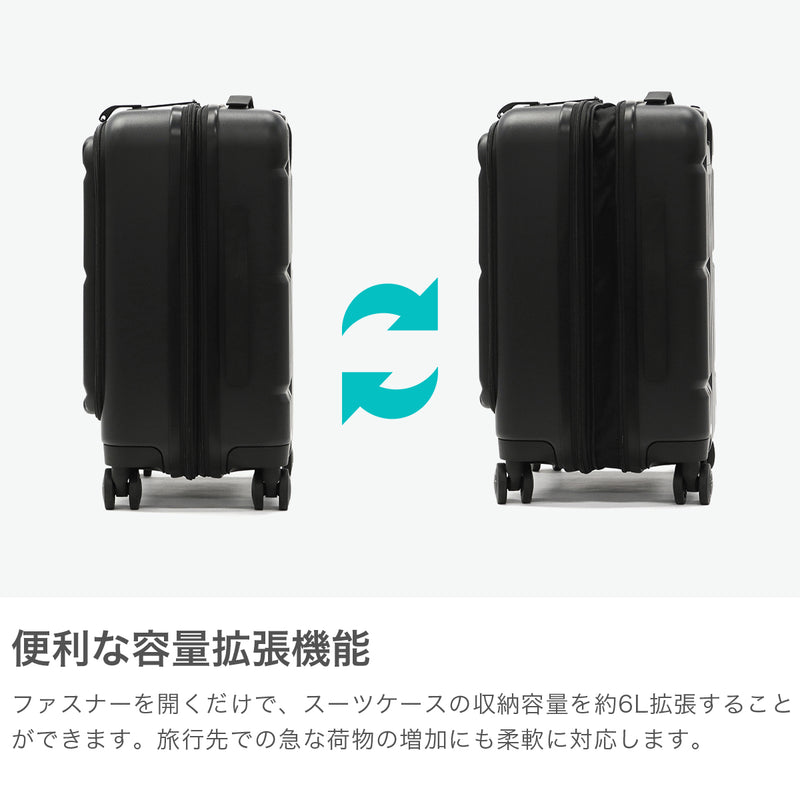 【正規品1年保証】 ティエラル スーツケース 機内持ち込み フロントオープン Sサイズ TIERRAL キャリーケース S 35L 41L 3泊 4泊 5泊 軽量 キャスター取り外し 超軽量 双輪 拡張 PC TSA TORERU 2.0 TTRR2-001