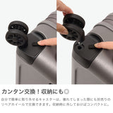 【正規品1年保証】 ティエラル スーツケース Mサイズ 大きめ TIERRAL キャリーバッグ キャリーケース 軽量 軽い メンズ レディース おしゃれ 拡張 旅行 出張 TSA 77L 86L フォルマ Forma M TFRM-002