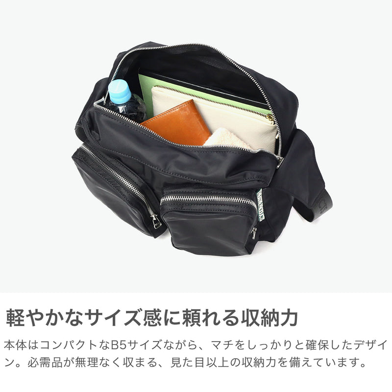 シアタープロダクツ ショルダーバッグ レディース 斜めがけバッグ THEATRE PRODUCTS バッグ 斜めがけ ブランド 大人 軽量 軽い ナイロン シンプル カジュアル 横型 肩掛け かわいい B5 NYLON OUT POCKET SHOLDER BAG CL240304