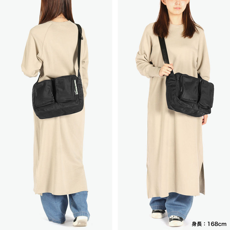 シアタープロダクツ ショルダーバッグ レディース 斜めがけバッグ THEATRE PRODUCTS バッグ 斜めがけ ブランド 大人 軽量 軽い ナイロン シンプル カジュアル 横型 肩掛け かわいい B5 NYLON OUT POCKET SHOLDER BAG CL240304