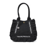 シアタープロダクツ トートバッグ レディース THEATRE PRODUCTS バッグ キャンバス 軽量 小さめ 通勤 ブランド A5 かわいい フリル デイリー お出かけ 帆布 コットン COTTON FRILL TOTE BAG-M CL250718