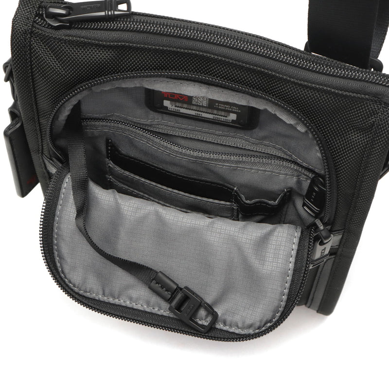 【正規品5年保証】 トゥミ ショルダーバッグ メンズ 斜めがけバッグ 小さめ ブランド TUMI 斜めがけ 軽量 大人 ナイロン コンパクト 縦型 シンプル A5 Alpha3 ポケット・バッグ・スモール 02203110