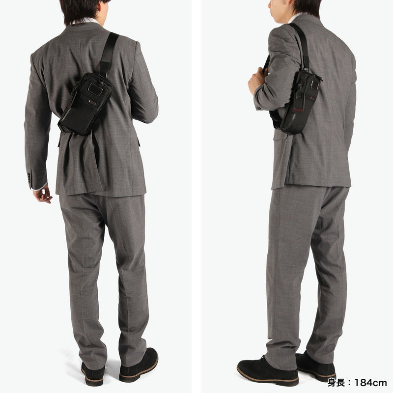 【正規品5年保証】 トゥミ ボディバッグ メンズ  TUMI 小さめ ブランド ワンショルダーバッグ 斜めがけバッグ 肩掛け 縦型 スリム 小型 カジュアル ナイロン かっこいい おしゃれ Alpha 3 コンパクト・スリング 02603585