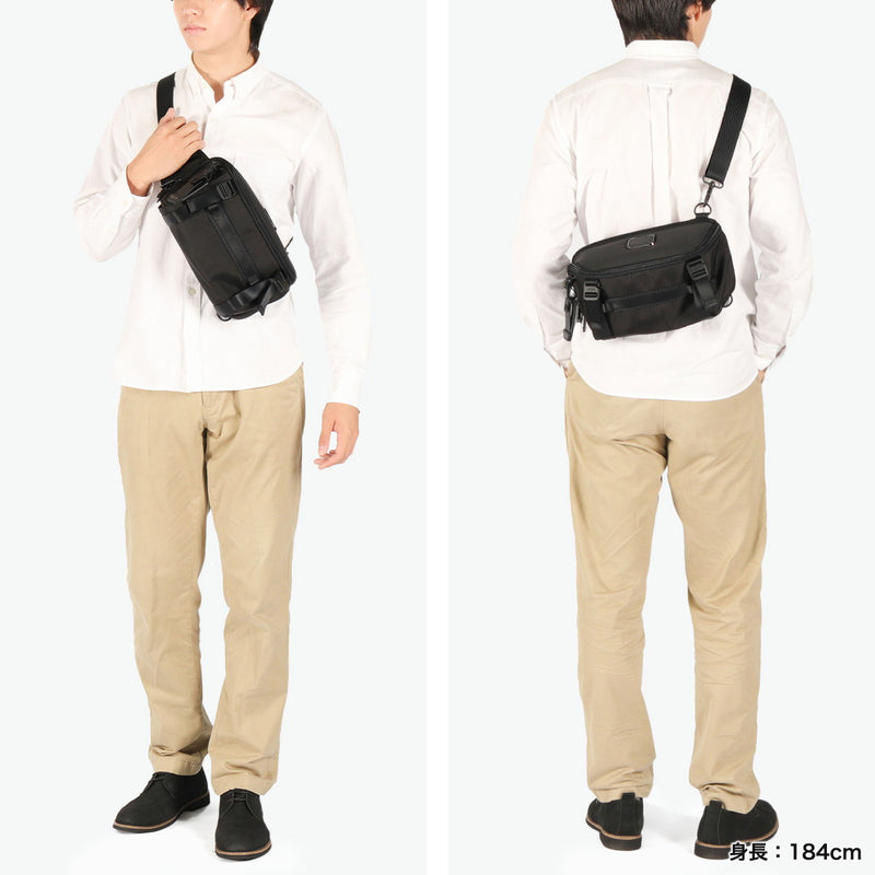 【正規品5年保証】 トゥミ ボディバッグ メンズ ワンショルダー TUMI ブランド 斜めがけ ショルダー スリングバッグ オシャレ シンプル カジュアル 縦型 タテ A5 Alpha Bravo 「プラトーン」スリング 0232799