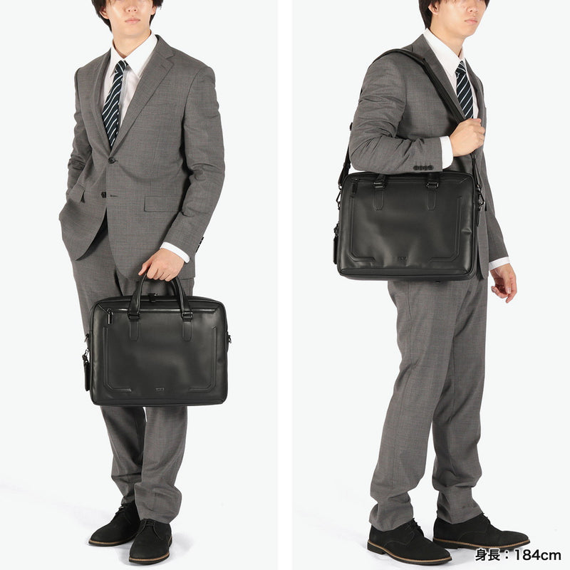 【正規品5年保証】 トゥミ ビジネスバッグ メンズ レディース 軽量 軽い 本革 TUMI ブリーフケース バッグ ショルダー 革 レザー 50代 40代 2WAY Harrison 「アヴォンデール」トップ・ジップ・ブリーフ 06302052