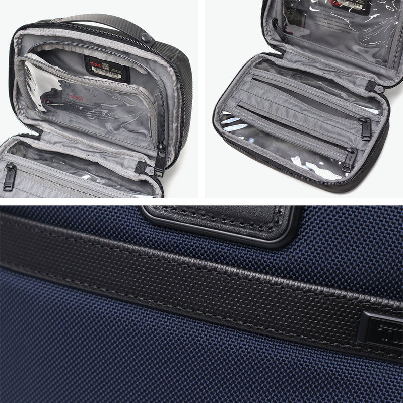 【正規品2年保証】 トゥミ ポーチ メンズ ブランド 小物入れ おしゃれ 大きめ TUMI ナイロン マチ付き ビジネス トラベルポーチ インナーバッグ 出張 旅行 ジム 取っ手付き Alpha3 スプリット・トラベル・キット 02203193