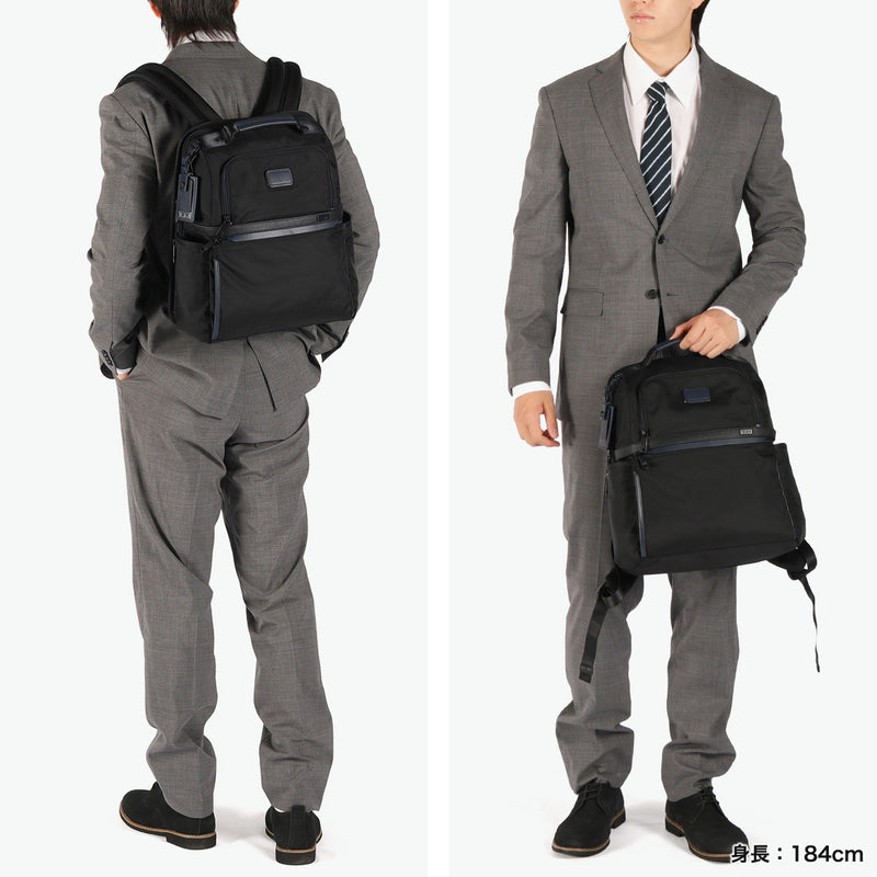 【正規品5年保証】 トゥミ リュック メンズ A4 TUMI ビジネスバッグ 通勤 おしゃれ ブランド 撥水 PC 15インチ ビジネスリュック 出張 キャリーオンバッグ Alpha3 スリム・ソリューションズ・ブリーフ・パック 02603177