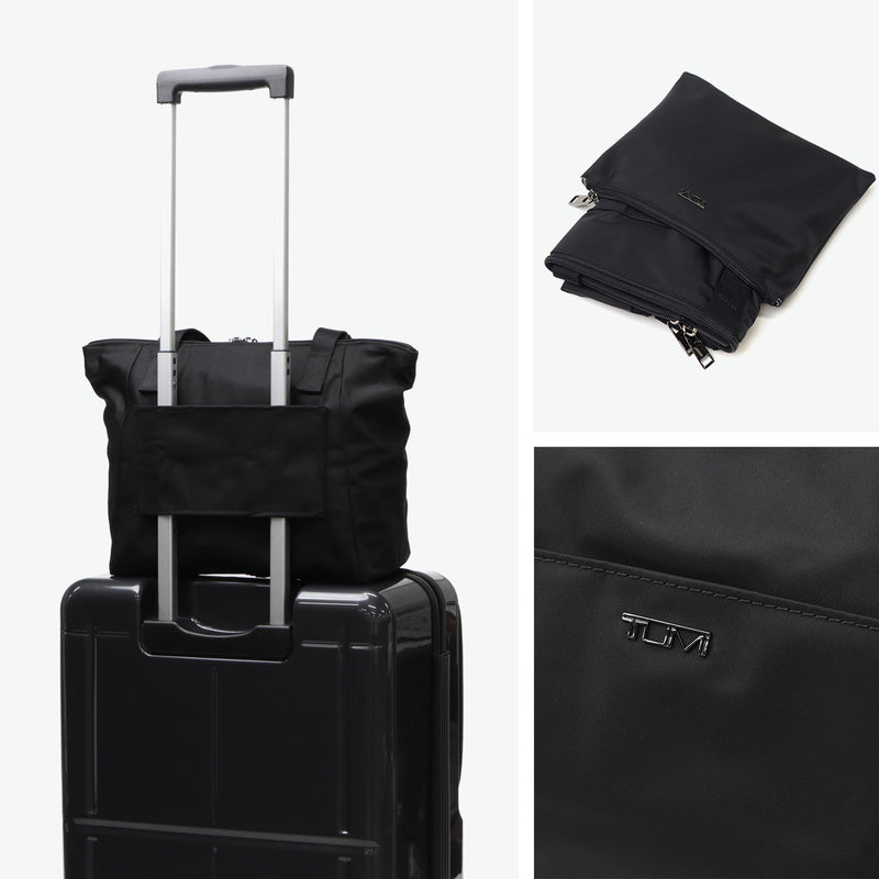 【正規品2年保証】 トゥミ トートバッグ メンズ レディース 折りたたみ 小さめ ミニ トート ファスナー スモールサイズ TUMI パッカブル 軽量 ナイロン 持ち運び ポーチ コンパクト 無地 B5 Voyageur 0196711