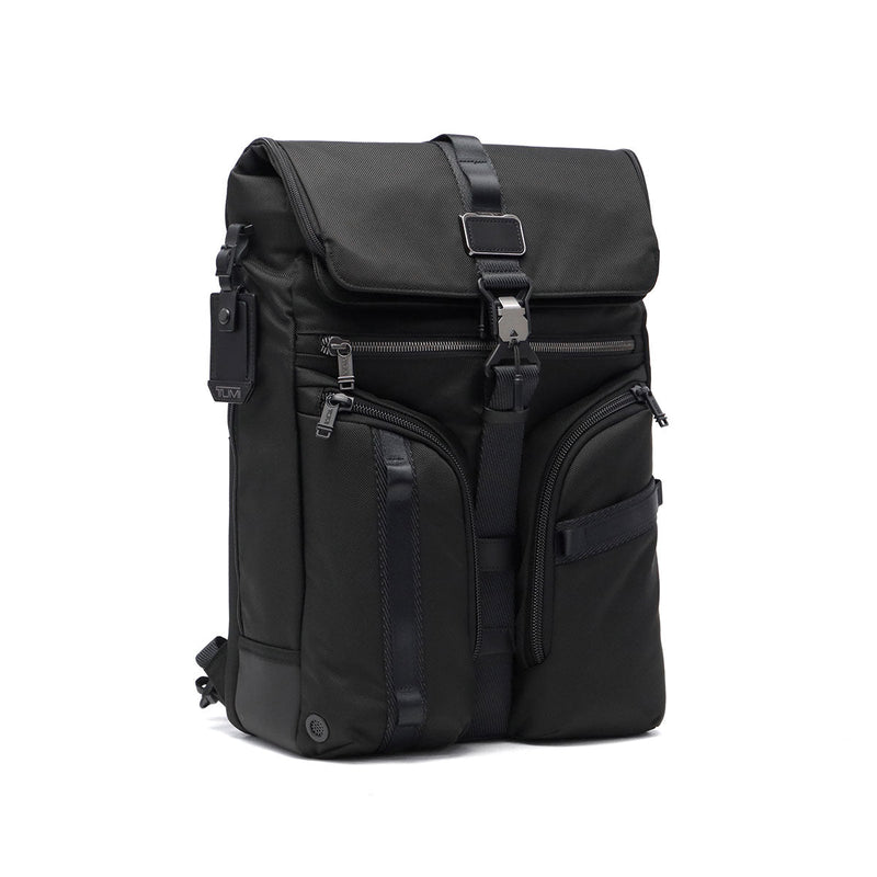 【正規品5年保証】 トゥミ リュック メンズ レディース 大容量 リュックサック 黒 TUMI バックパック おしゃれ カジュアル ブランド 通勤 2層 Alpha Bravo 「サーヴェイランス」フラップ・バックパック 0232841