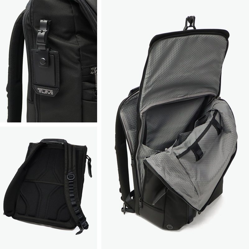 【正規品5年保証】 トゥミ リュック メンズ レディース 大容量 リュックサック 黒 TUMI バックパック おしゃれ カジュアル ブランド 通勤 2層 Alpha Bravo 「サーヴェイランス」フラップ・バックパック 0232841