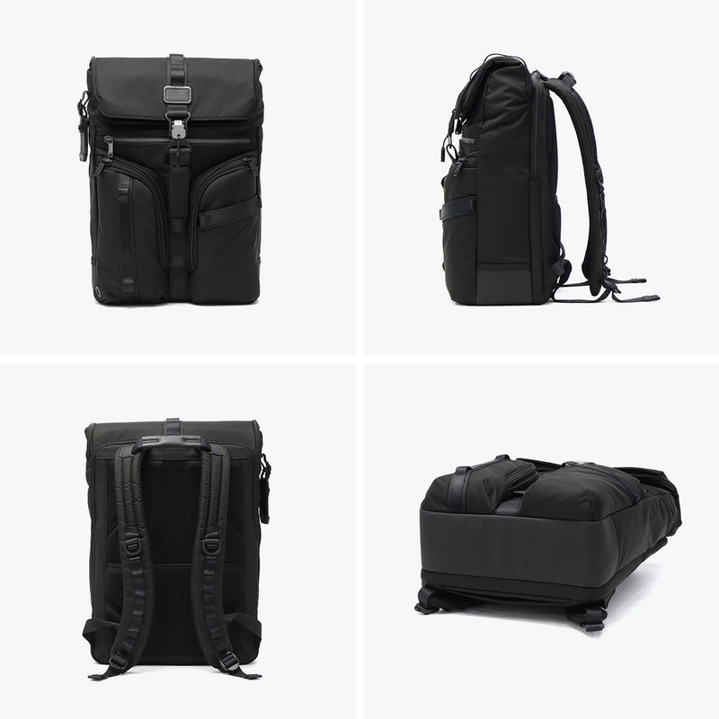 【正規品5年保証】 トゥミ リュック メンズ レディース 大容量 リュックサック 黒 TUMI バックパック おしゃれ カジュアル ブランド 通勤 2層 Alpha Bravo 「サーヴェイランス」フラップ・バックパック 0232841