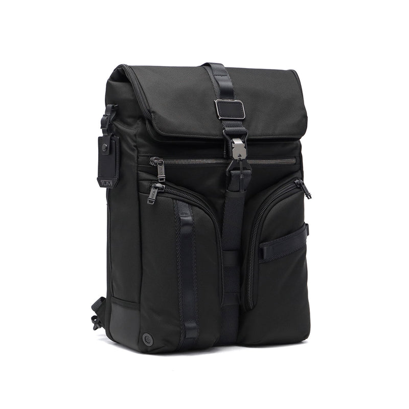 【正規品5年保証】 トゥミ リュック メンズ レディース 大容量 リュックサック 黒 TUMI バックパック おしゃれ カジュアル ブランド 通勤 2層 Alpha Bravo 「サーヴェイランス」フラップ・バックパック 0232841