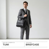 【正規品5年保証】 トゥミ ブリーフケース メンズ ブランド 本革 TUMI ビジネスバッグ ビジネス ノートPC ショルダー レザー 牛革 紳士 大人 A4 2WAY Alpha4 ミディアム・15インチ・ブリーフケース 09203728