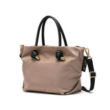 【正規品】 ヴィオラドーロ トートバッグ レディース ファスナー付き VIOLAd'ORO バッグ ビアンカ トート ブランド 撥水 軽量 ナイロン ショルダー S A5 日本製 BIANCA ノットハンドルナイロントートS サイズ V-2204