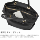 【正規品】 ヴィオラドーロ トートバッグ レディース ファスナー付き VIOLAd'ORO バッグ ビアンカ トート ブランド 撥水 軽量 ナイロン ショルダー S A5 日本製 BIANCA ノットハンドルナイロントートS サイズ V-2204