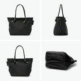 【正規品】 ヴィオラドーロ トートバッグ レディース ファスナー付き VIOLAd'ORO バッグ ビアンカ トート ブランド 撥水 軽量 ナイロン M B5 日本製 BIANCA ノットハンドルナイロントートM サイズ V-2175