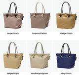 【正規品】 ヴィオラドーロ トートバッグ レディース ファスナー付き VIOLAd'ORO バッグ ビアンカ トート ブランド 撥水 軽量 ナイロン M B5 日本製 BIANCA ノットハンドルナイロントートM サイズ V-2175