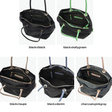 【正規品】 ヴィオラドーロ トートバッグ レディース ファスナー付き VIOLAd'ORO バッグ ビアンカ トート ブランド 撥水 軽量 ナイロン M B5 日本製 BIANCA ノットハンドルナイロントートM サイズ V-2175