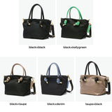 【正規品】 ヴィオラドーロ トートバッグ レディース ファスナー付き VIOLAd'ORO バッグ ビアンカ トート ブランド 撥水 軽量 ナイロン ショルダー XS 日本製 BIANCA ノットハンドルナイロントートXS サイズ V-2197