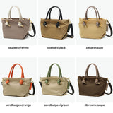 【正規品】 ヴィオラドーロ トートバッグ レディース ファスナー付き VIOLAd'ORO バッグ ビアンカ トート ブランド 撥水 軽量 ナイロン ショルダー XS 日本製 BIANCA ノットハンドルナイロントートXS サイズ V-2197