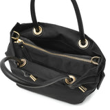 【正規品】 ヴィオラドーロ トートバッグ レディース ファスナー付き VIOLAd'ORO バッグ ビアンカ トート ブランド 撥水 軽量 ナイロン ショルダー XS 日本製 BIANCA ノットハンドルナイロントートXS サイズ V-2197