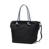 【正規品】 ヴィオラドーロ トートバッグ レディース ファスナー付き VIOLAd'ORO バッグ ビアンカ トート ブランド 撥水 ナイロン ショルダー ML A4 日本製 BIANCA ノットハンドルナイロントートML サイズ V-2204