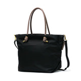 【正規品】 ヴィオラドーロ トートバッグ レディース ファスナー付き VIOLAd'ORO バッグ ビアンカ トート ブランド 撥水 ナイロン ショルダー ML A4 日本製 BIANCA ノットハンドルナイロントートML サイズ V-2204