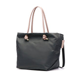 【正規品】 ヴィオラドーロ トートバッグ レディース ファスナー付き VIOLAd'ORO バッグ ビアンカ トート ブランド 撥水 ナイロン ショルダー ML A4 日本製 BIANCA ノットハンドルナイロントートML サイズ V-2204