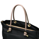 【正規品】 ヴィオラドーロ トートバッグ レディース ファスナー付き VIOLAd'ORO バッグ ビアンカ トート ブランド 撥水 ナイロン ショルダー ML A4 日本製 BIANCA ノットハンドルナイロントートML サイズ V-2204