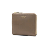 【正規品】 ヴィオラドーロ 財布 レディース コンパクト 二つ折り VIOLAd'ORO 二つ折り財布 小さめ ブランド 二つ折 ミニ財布 本革 BOX型小銭入れ 薄型 スリム かわいい PORTA リザード型押しレザー 二つ折りL字型財布 V-5056