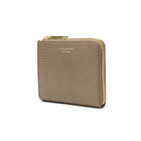 【正規品】 ヴィオラドーロ 二つ折り財布 レディース box型小銭入れ ブランド VIOLAd'ORO 財布 薄い 本革 レザー 牛革 スリム かわいい 小さめ 小さい コンパクト PORTA リザード型押しレザー 二つ折りL字型財布 V-5056
