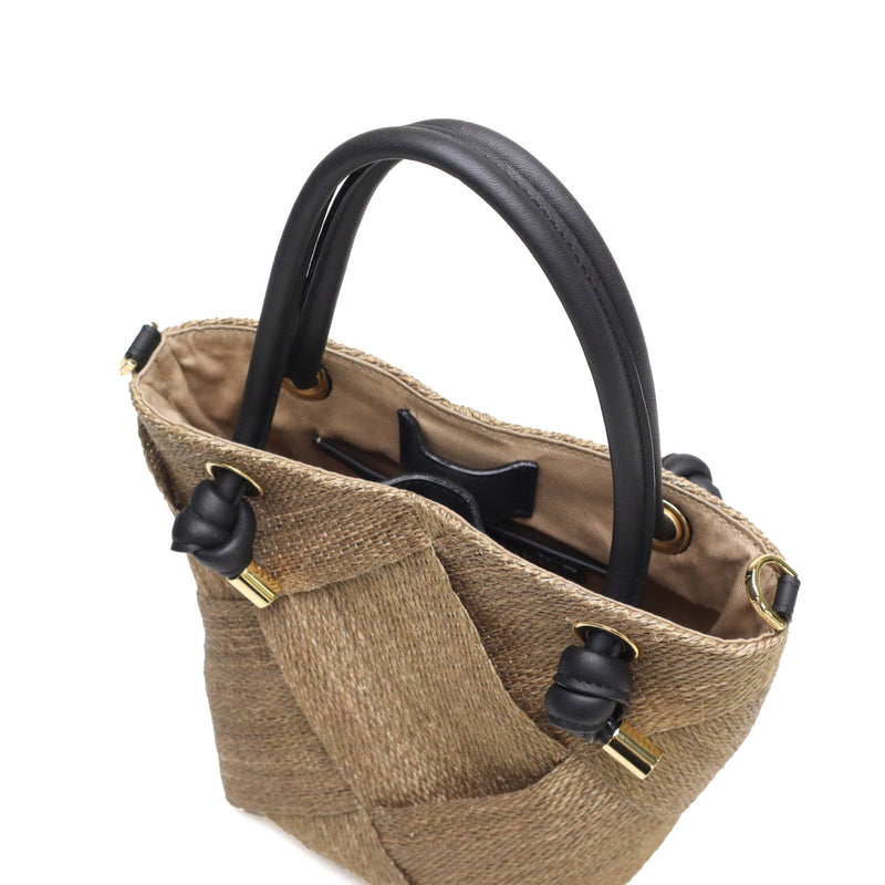 【正規品】 ヴィオラドーロ かごバッグ レディース トートバッグ VIOLAd'ORO ブランド 女性 おしゃれ 上品 ナチュラル 小さめ カゴバッグ ショルダーバッグ 2WAY 軽量 夏 春夏 天然素材 アバカ 本革 MIRO V-8845