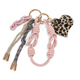 【正規品】 ヴィオラドーロ キーホルダー チャーム アクセサリー かわいい 鍵 VIOLAd'ORO レディース キーチャーム 大人 ブランド おしゃれ バッグチャーム アクリル ハート レオパード カラビナ パラコード BIANCA V-5078