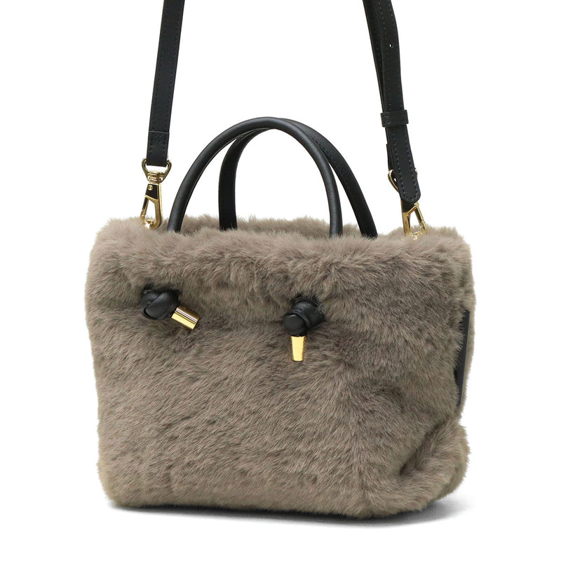 【正規品】 ヴィオラドーロ トートバッグ レディース ふわふわ バッグ VIOLAd'ORO ブランド 大人 女性 おしゃれ 2WAY ショルダー ハンドル 軽量 小さめ A5 ELMO レッキスラビット調エコファー 2WAYトート V-8763