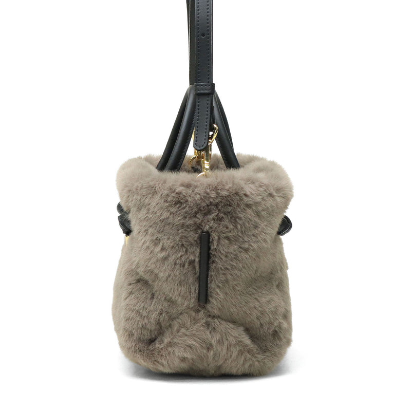 【正規品】 ヴィオラドーロ トートバッグ レディース ふわふわ バッグ VIOLAd'ORO ブランド 大人 女性 おしゃれ 2WAY ショルダー ハンドル 軽量 小さめ A5 ELMO レッキスラビット調エコファー 2WAYトート V-8763