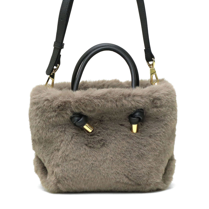 【正規品】 ヴィオラドーロ トートバッグ レディース ふわふわ バッグ VIOLAd'ORO ブランド 大人 女性 おしゃれ 2WAY ショルダー ハンドル 軽量 小さめ A5 ELMO レッキスラビット調エコファー 2WAYトート V-8763