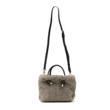 【正規品】 ヴィオラドーロ トートバッグ レディース ふわふわ バッグ VIOLAd'ORO ブランド 大人 女性 おしゃれ 2WAY ショルダー ハンドル 軽量 小さめ A5 ELMO レッキスラビット調エコファー 2WAYトート V-8763