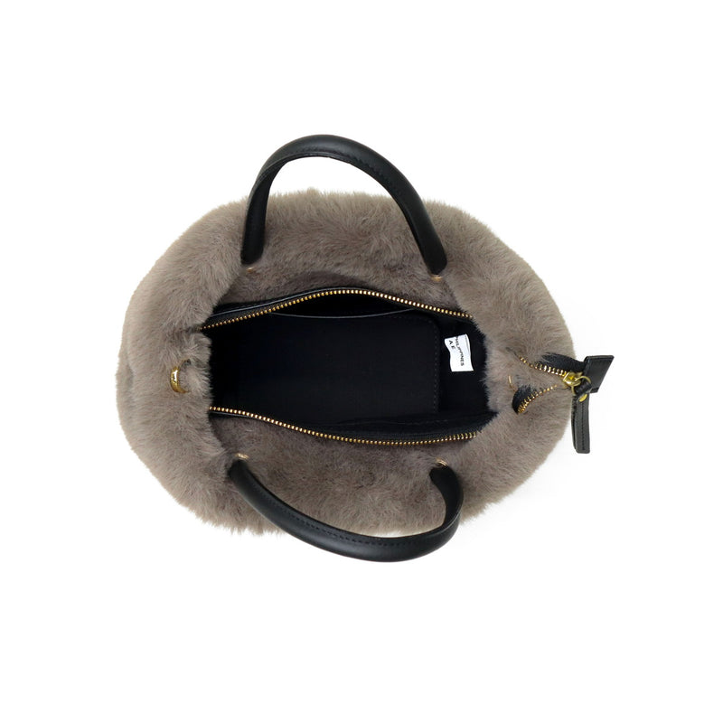 【正規品】 ヴィオラドーロ トートバッグ レディース ふわふわ バッグ VIOLAd'ORO ブランド 大人 女性 おしゃれ 2WAY ショルダー ハンドル 軽量 小さめ A5 ELMO レッキスラビット調エコファー 2WAYトート V-8763